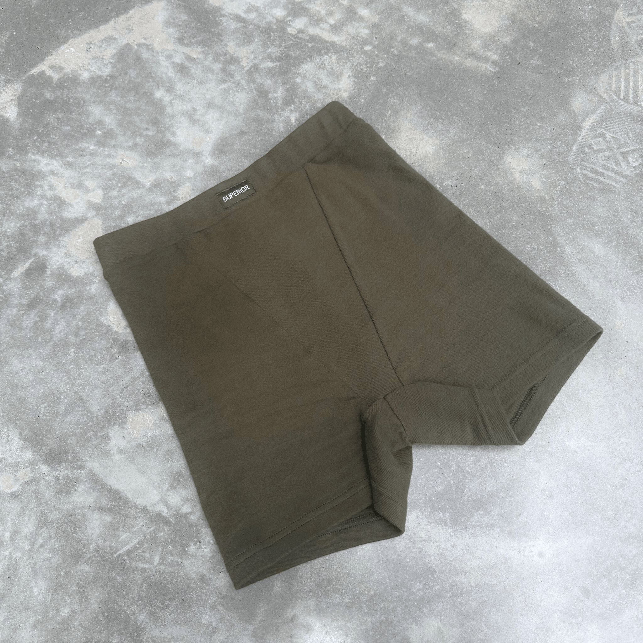 PRE ORDER - HIGH WAISTED BIKER SHORTS - KHAKI