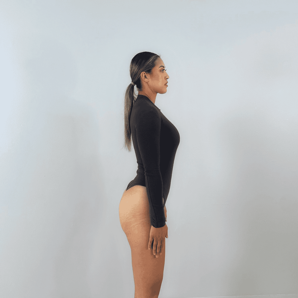 SLATE LONG SLEEVE BODYSUIT