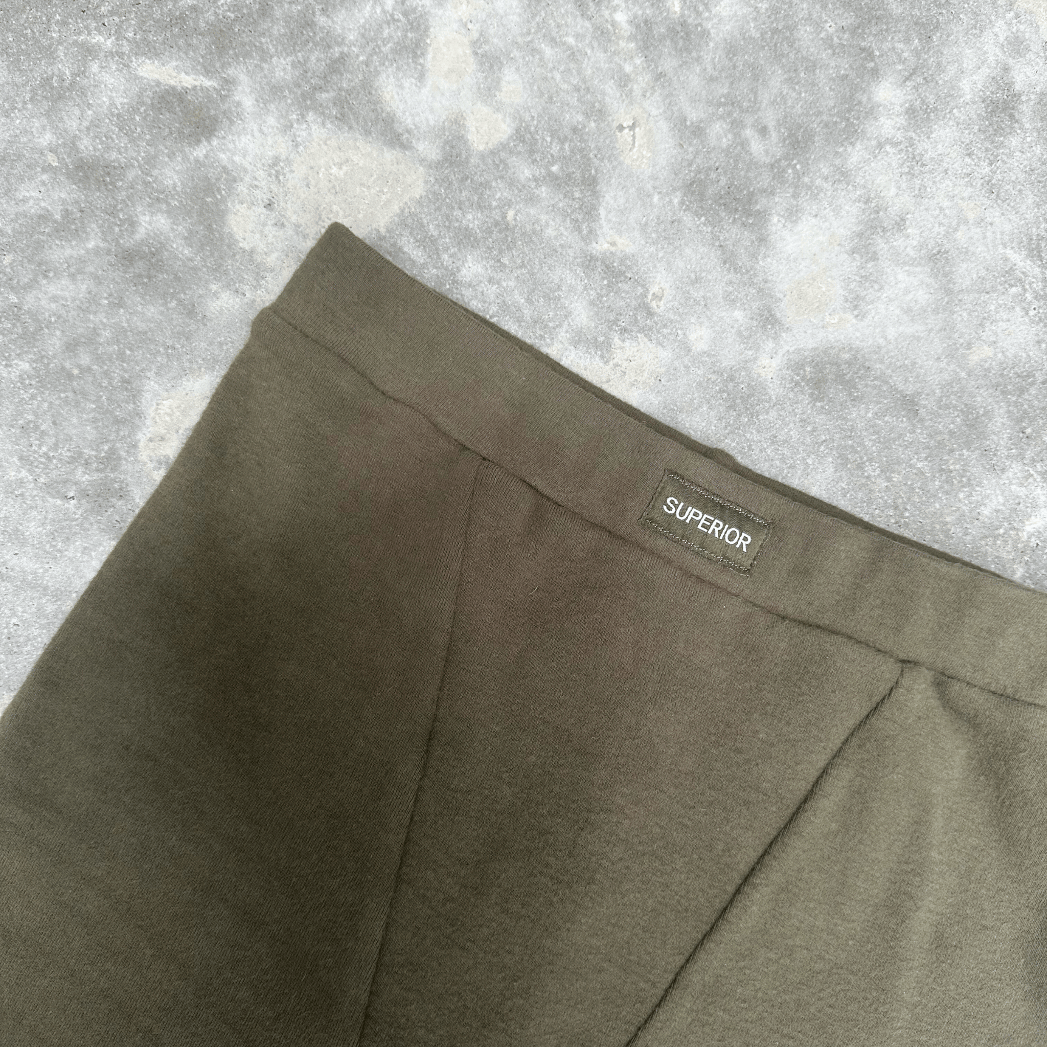 PRE ORDER - HIGH WAISTED BIKER SHORTS - KHAKI