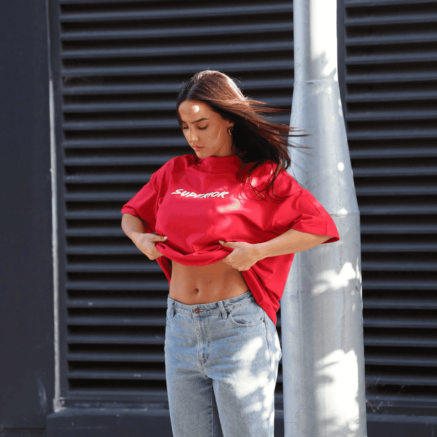 OVERSIZED TEE | CHERRY